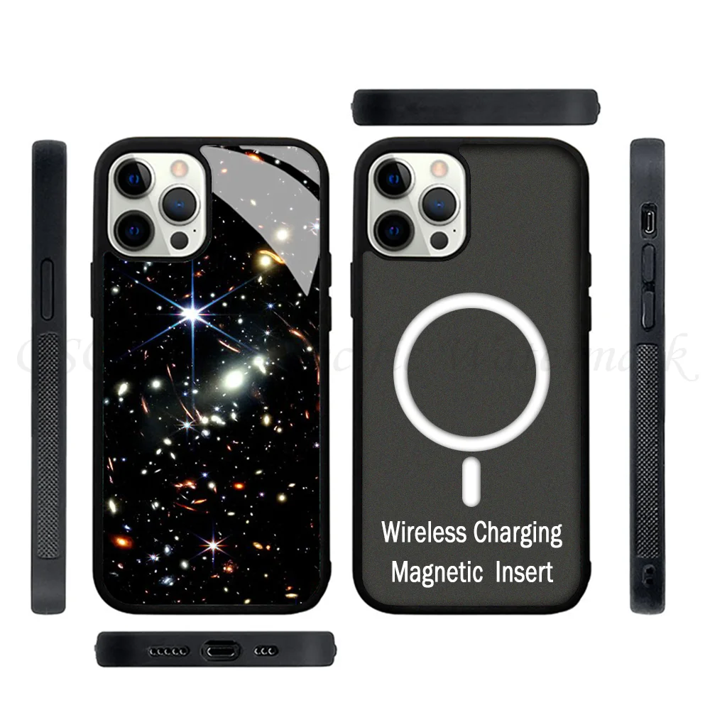 Глубокий чехол для телефона James Webb с первым изображением, сильный магнитный для IPhone 15 14 13 Pro Max 11 12 Mini Alex, беспроводное зеркало Magsafe