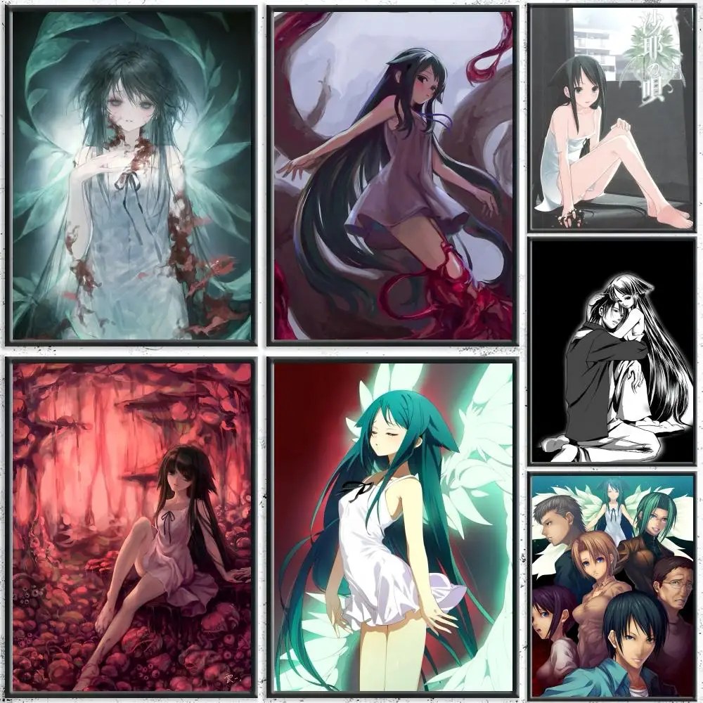 

Game S-Saya no Uta The Song of Saya Poster Premium Waterproof Aesthetic Wall Art Designed for Living Room Bedroom Bar Home Decor