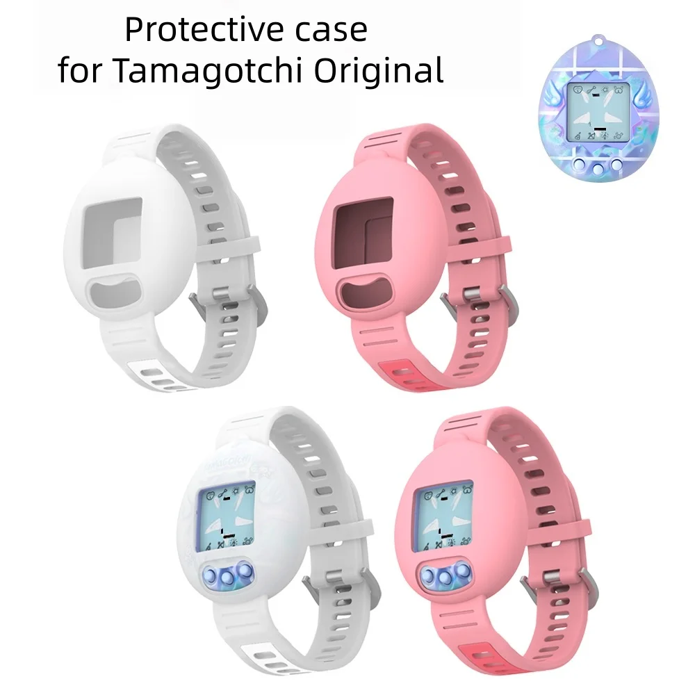 Adjustable Silicone Wrist Band Strap for Tamagotchi Original Virtual Pet Machine, Replacement Wristband Accessory