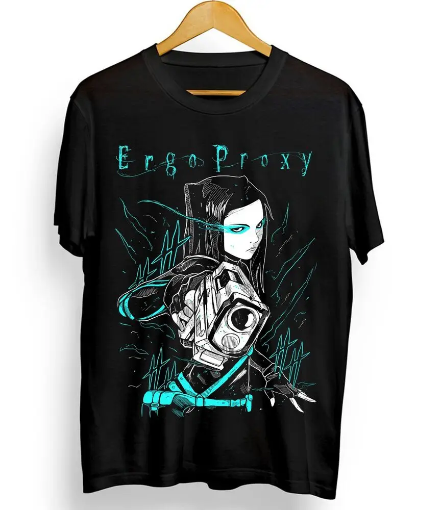 Ergo Proxy T-Shirt Re-l Mayer Anime Manga Girl Kawaii Funny Gift Shirt All Size