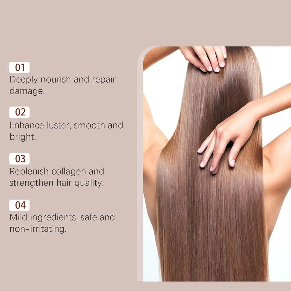 Cabelo Tratamento Reparação Profunda Óleo De Argan, Máscara De Cabelo Essência Para Cabelos Secos E Danificados, Todos Os Tipos De Cabelo, H7U0