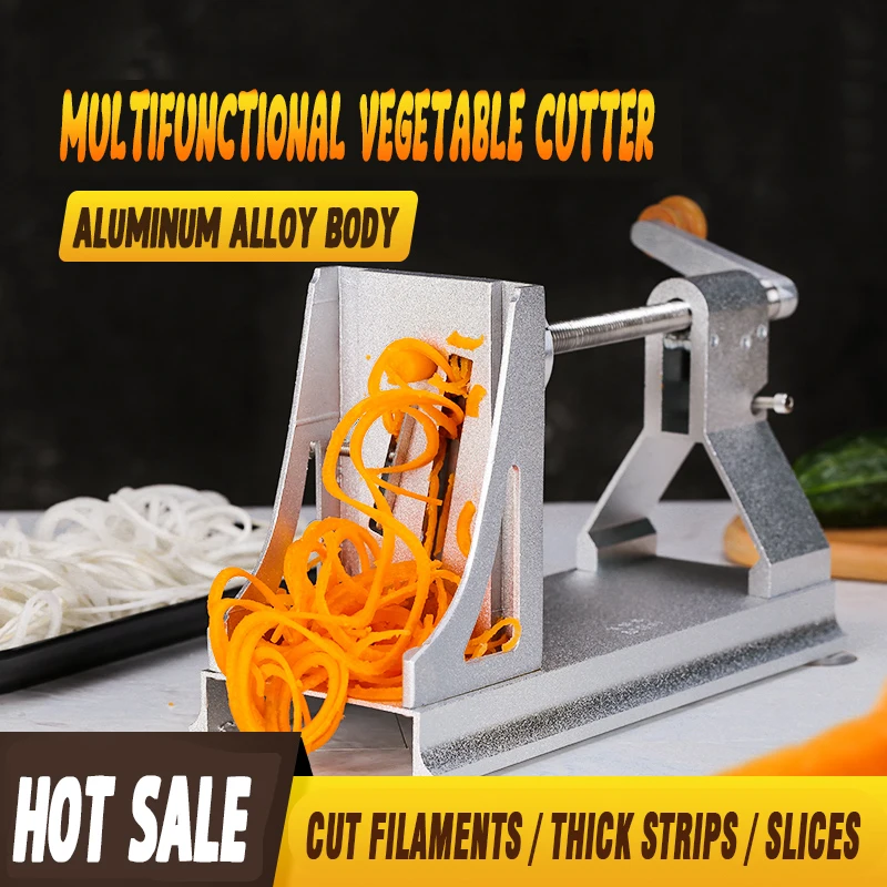 Aluminum Vegetable Alloy Wire Planer Multifunctional Vegetable Cutter Hand Wire Planer Cooking Radish Cucumber Commercial