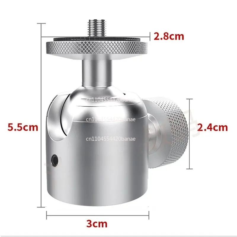 Aluminum alloy gimbal projector bracket metal live stream fill light 3.60 million tripod mini photography accessories