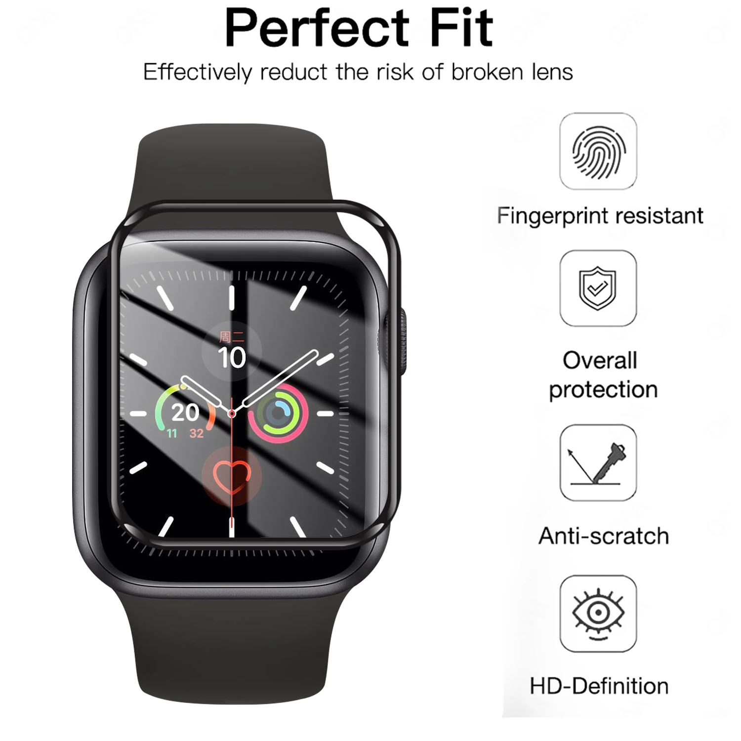 Screen Protector Easy Installation For Apple Watch Ultra/Ultra2/Ultra3 49MM Soft Film Not Glass For iWatch S10 S11 42MM/46MM