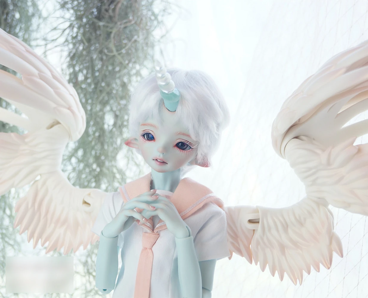 

Oueneifs Seravie 1/4 BJD Doll Skinny Unicorn ELF Wings Horn Fantasy Ball Jointed Collection