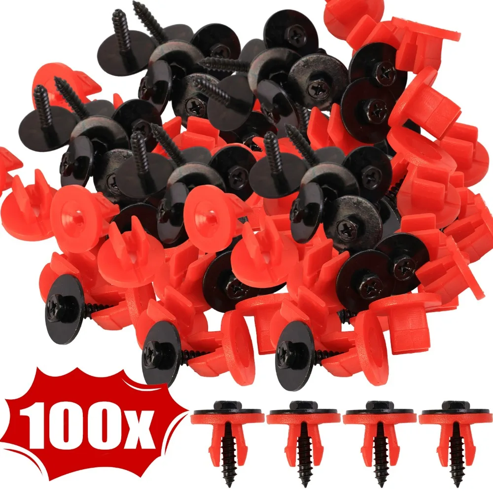 

Car Engine Undertray Cover Clips Screws Set Car Bottom Cover Shield Guard Retainer Rivet Accessories for Volvo Ford Focus Mondeo