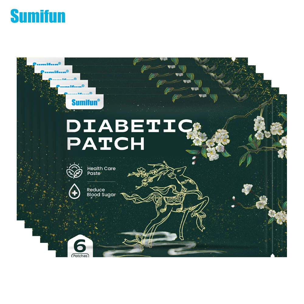 6/30/60/120Pcs Sumifun Diabetes Patch Balance Blood Glucose Lower Blood Sugar Levels Plaster Treat Diabetic Health Care Sticker