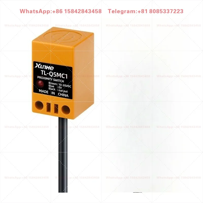 TL-Q5MC1 Square Proximity Switch,24V AC/DC 2/3 Wire Metal Induction Industrial Position Sensor- 10PCS