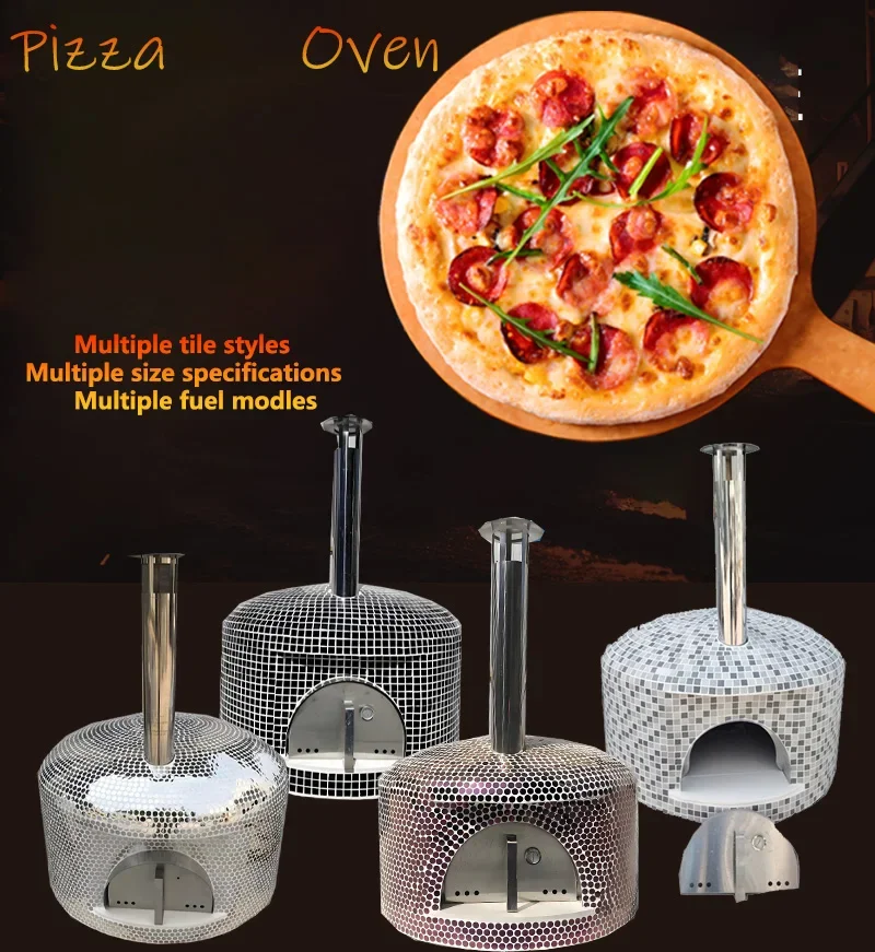 

hot sales Wholesale Freestand Wood Fire Pizza Oven 12" and 16" Mobile Wood-Fired Pizza Oven Wood Fire Outdoor for Pizza Making