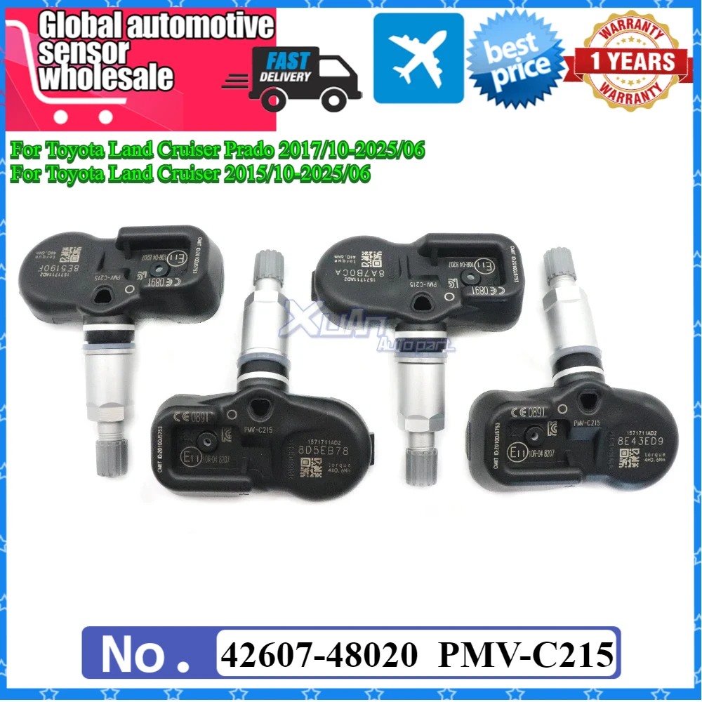 

TPMS 42607-48020 Для Toyota Camry Для Lexus ES LS LX RX 2015-2024 Система контроля датчика давления в шинах 433 МГц PMV-C215