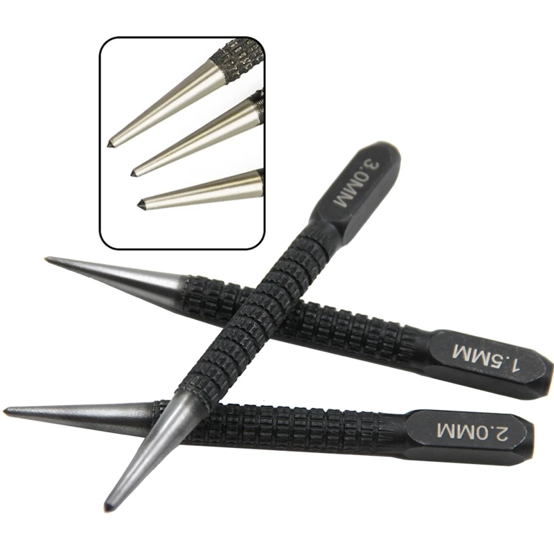 Nâng cấp Chống Trơn Trượt Trung Tâm Pin 1.5 2 3mm Thép Chịu Lực Trung Tâm Bộ Đục Lỗ Thả Vận Chuyển