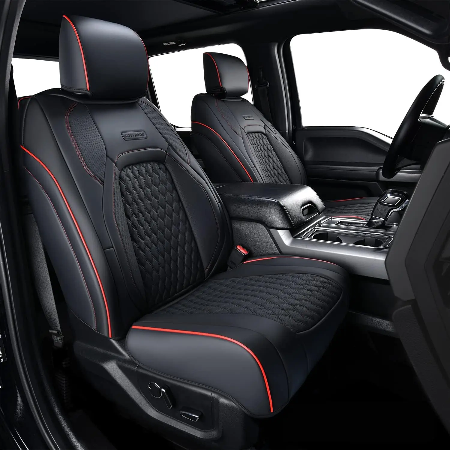 

Seat Covers Dodge RAM 1500, Faux Leather Seat Covers for Car Compatible with 2009-2018 Dodge Ram 1500 2500 3500 Dodge RAM 1500 A
