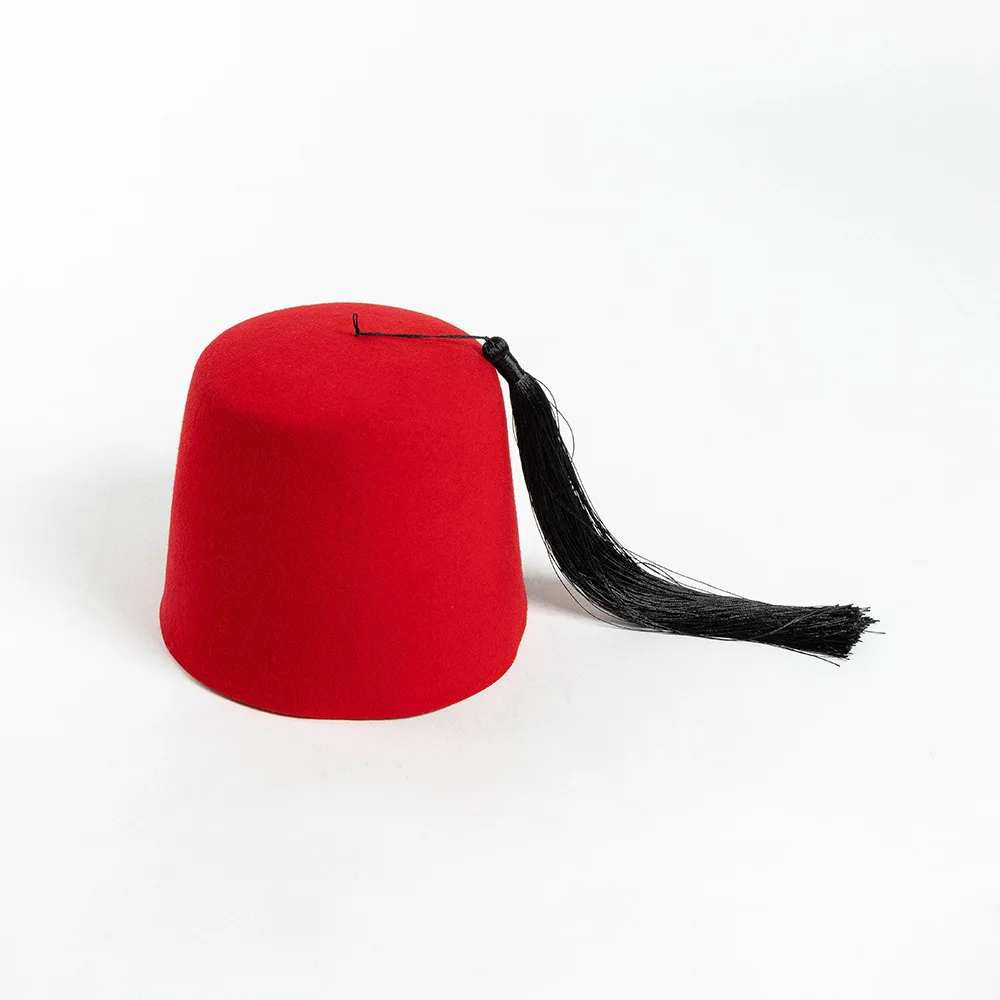 

Supply Wool Tassel Hat Turkish Hat Fes Hat Moroccan Hat Middle Eastern Muslim Hat Ethnic Felt Hat