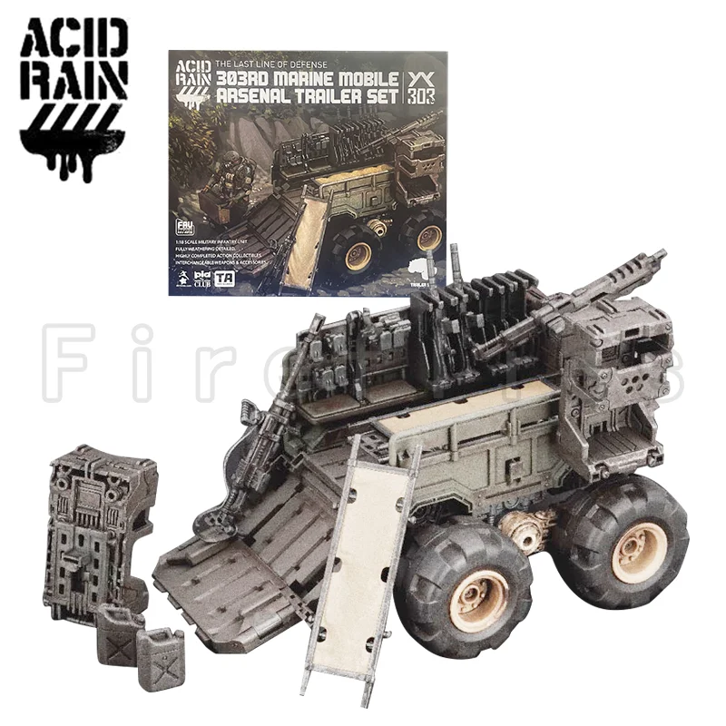 1/18 3.75inches Acid Rain Action Figure FAV-AP18 303rd  Trailer Set Anime Collection Model Toy