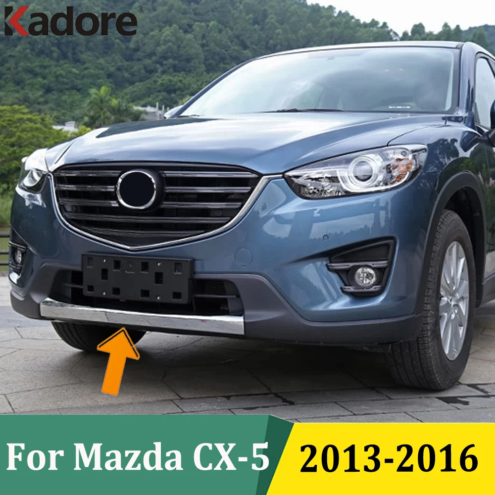 For Mazda CX-5 CX5 2013 2014 2015 2016 Front Lower Bumper Grille Bottom Cover Protector Strip Trim Car Exterior Accessories