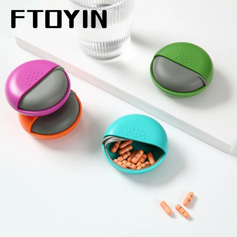 Pill Organizer Pill Case Pill Box Medicine Pillboxes Storage Medicine Box Push And Pull Pill Organizer Portable Medicine Box