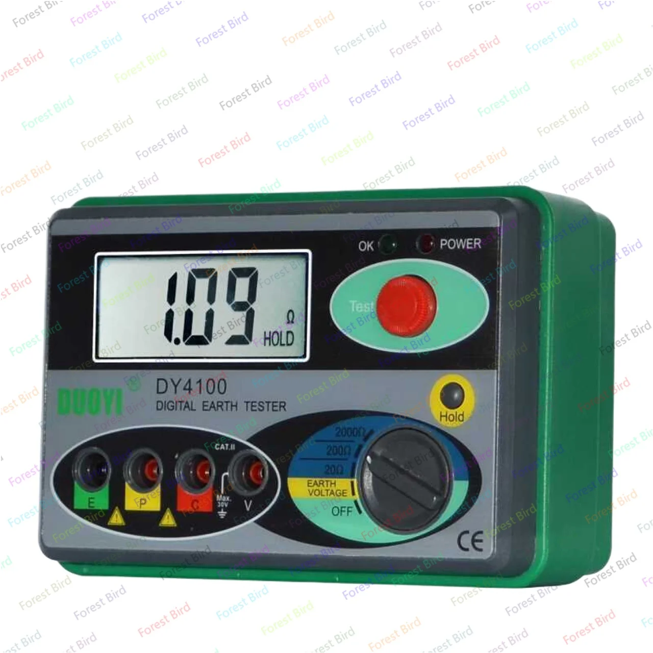 

Grounding Resistance Test Lightning Protection Digital Instrument Low Resistance Test Instrument Electrician Shaking Watch