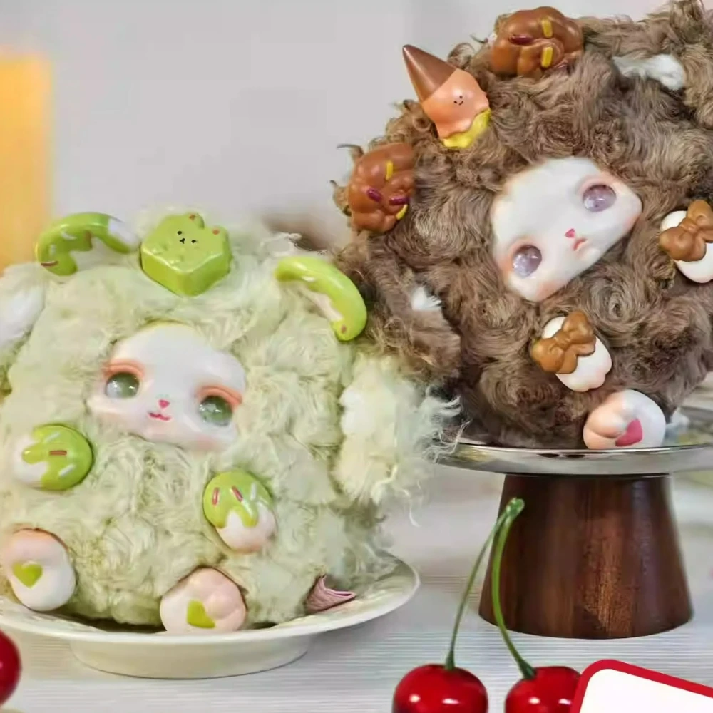 

Подлинная виниловая глухая коробка серии Loloan Dessert, модная игра, магнитная плюшевая виниловая кукла, милый декор, рождественская изысканная игрушка, подарок-сюрприз