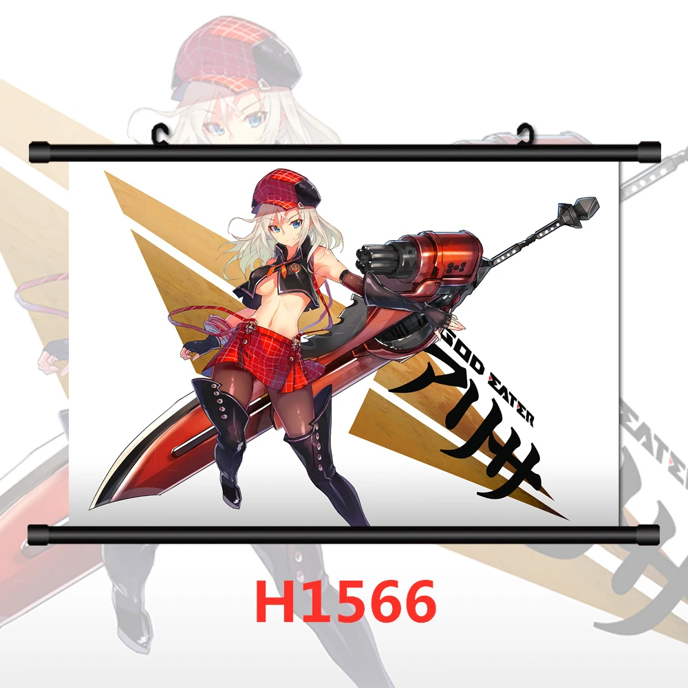 God Eater Alisa Ilyinichna Omela Anime Pictures Wall Art Canvas Painting Canvas Posters Prints for Living Kids Home Decoration