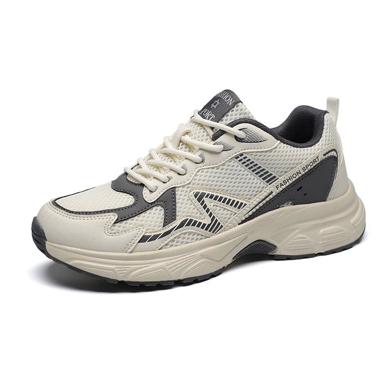 New model Highly popular mens casual shoes Breathable Soft sole Mesh fabric Shock absorption Comfortable Casual Stable grip