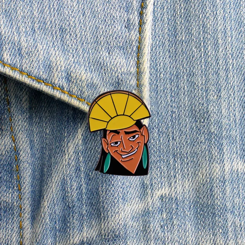 The Emperor New Grooove Kuuzco Enamel Pin cartoon king Brooch Badge Best Friend Gift view 5
