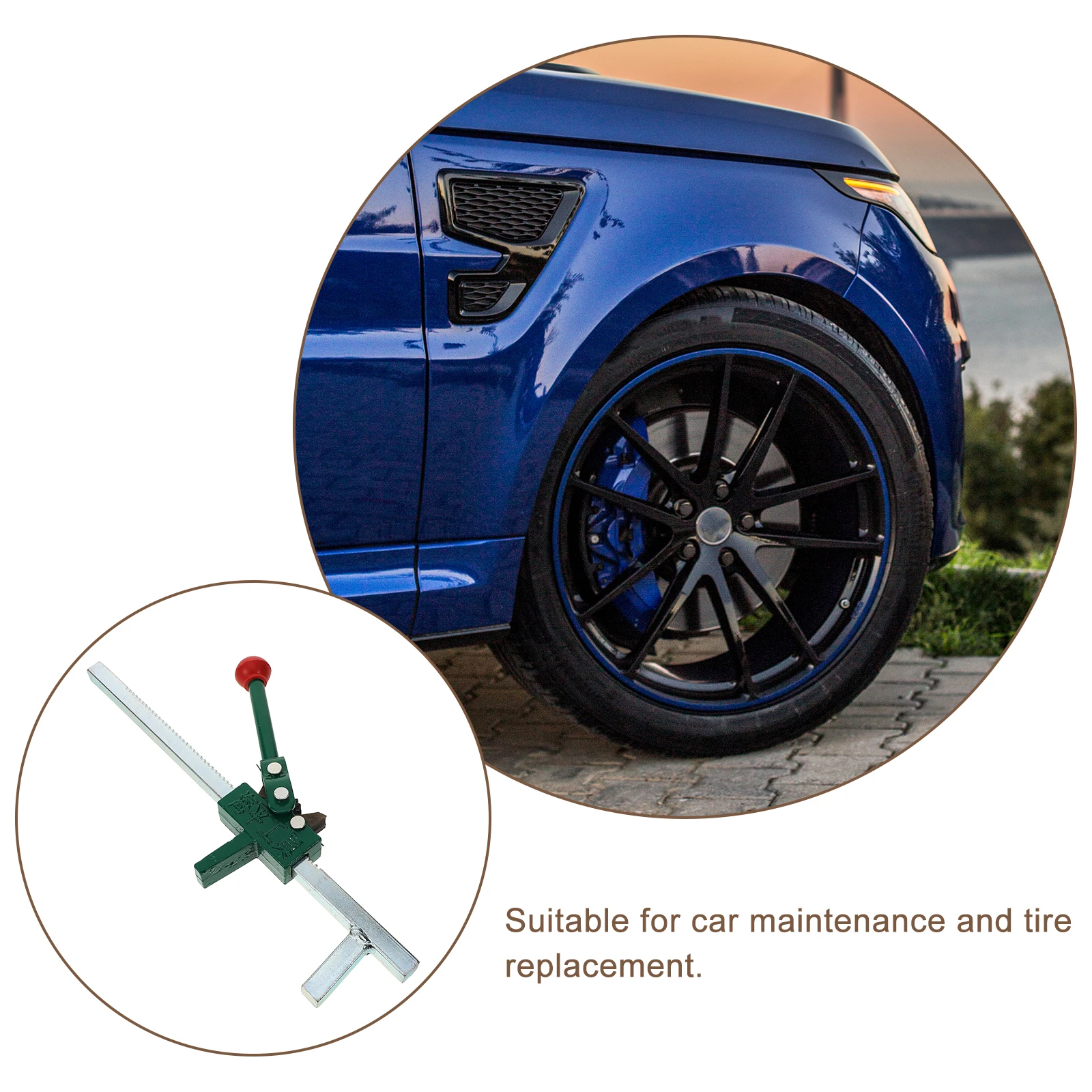 

Manual Car Spreader Tool Portable Wheel Tire Hand Expander Hand Expander Tire Changing Motorcycle Truck Automotive