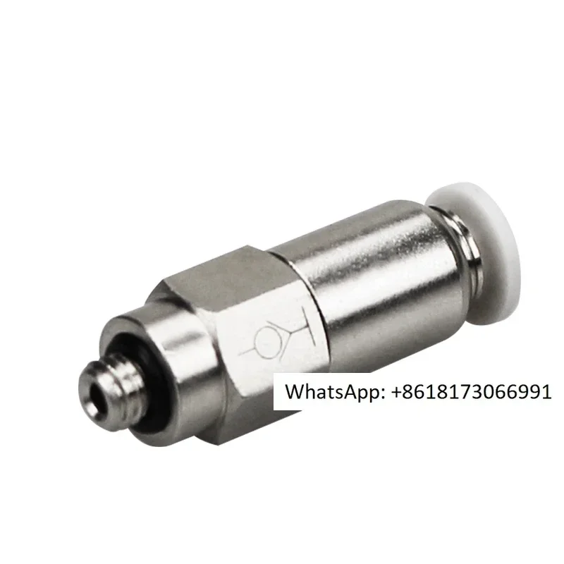 

Self sealing joint ASPC straight through shut-off valve 4-M5 6-01 8-02 vacuum KCC/KCH unplugged without air leakage 15PCS