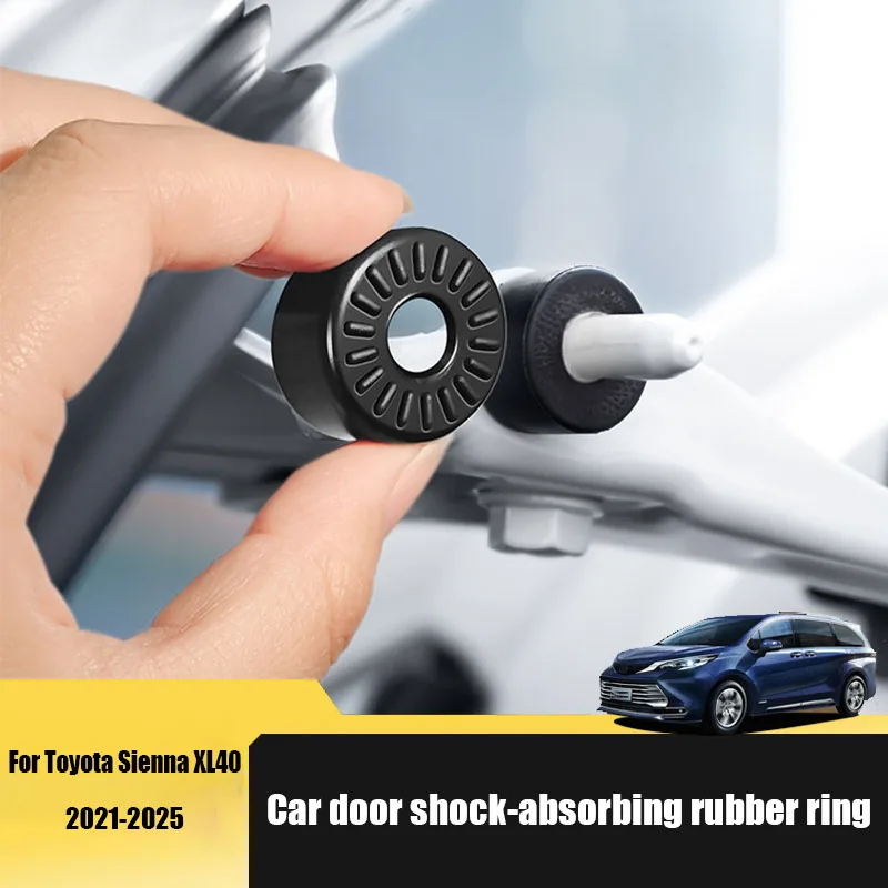 Car door shock-absorbing rubber ring rubber material interior accessories For Toyota Sienna XL40 2021 2022 2023 2024 2025