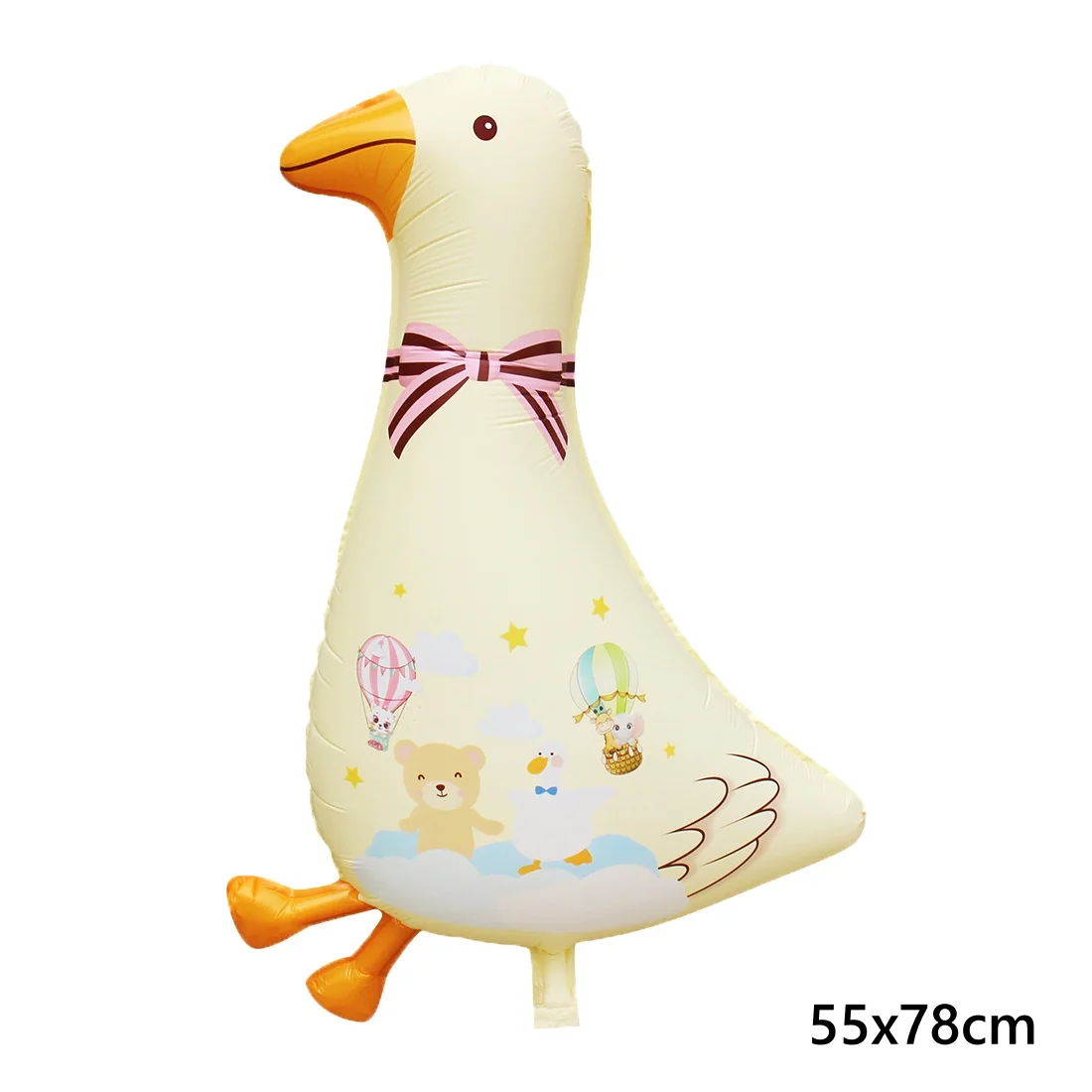 1pcs Retro Goose Balloon Wedding Cartoon White Goose Hotel Shopping Mall Wedding Holiday Party Decoration Foil Balloons