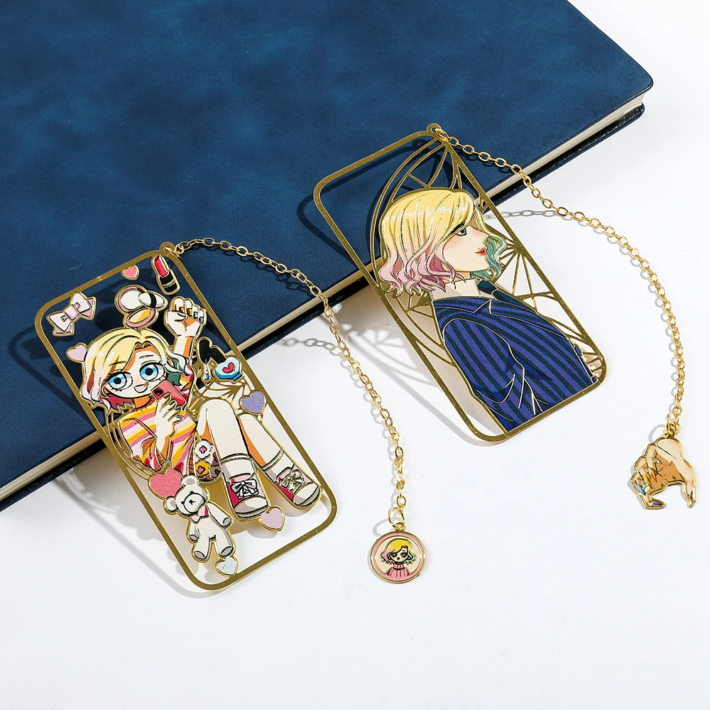 Funny Horror Shows Wednesday Figure Creative Bookmark for Books Lover Gifts Fans Collection Gifts Books Page Mark Decoration