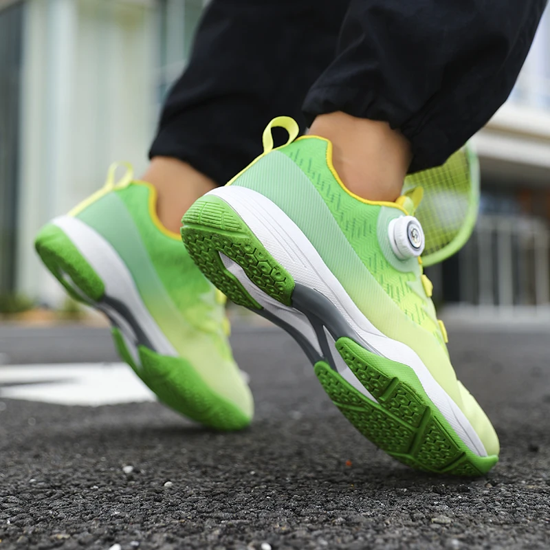 Knob Green Tennis Shoes Man Anti-Slip Platform Table Tennis Sneakers Femme High Quality Professional Volleyball Sneakers Male