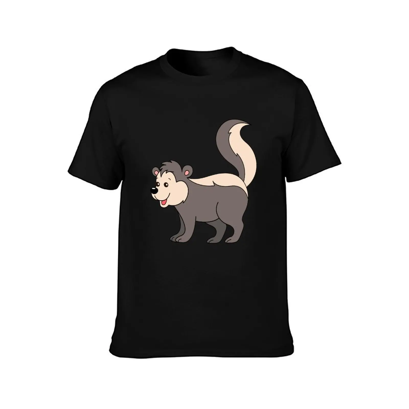 skunk T-Shirt Anti-Wrinkle Short Sleeve T-Shirt
