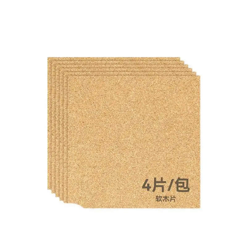 

For Tuozhu 2mm Cork Sheets(4Piece)Hand made diy Coaster Birthday Gift