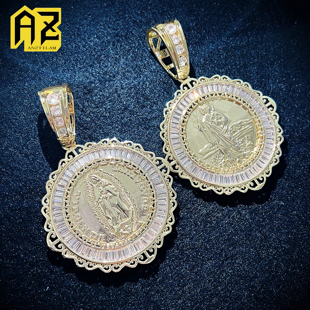 

Jesus Pendants Iced Out Necklaces For Men Women Bling Zircon Necklace Hip Hop Jewelry Free Shipping