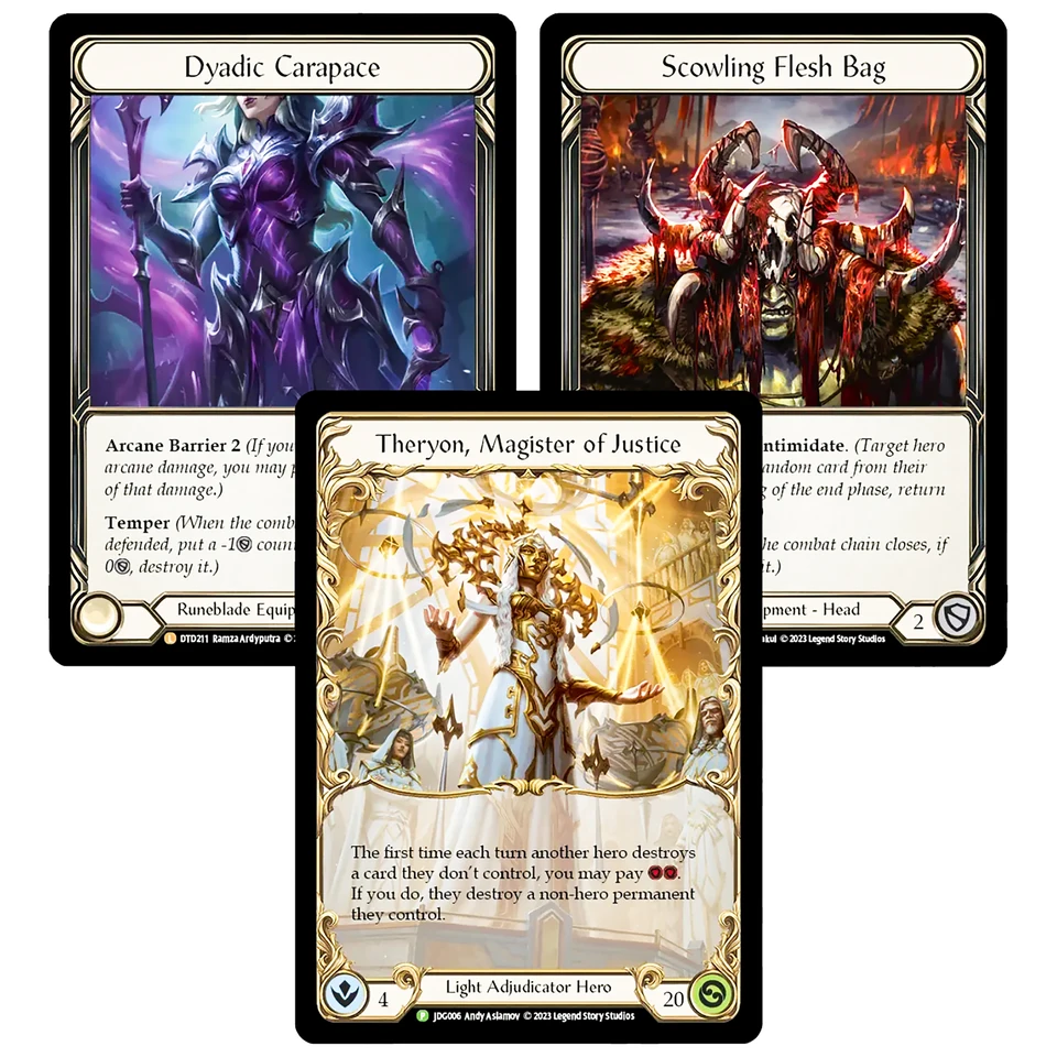 PROXY FOIL FAB Cards Dyadic Carapace Scowling Flesh Bag For