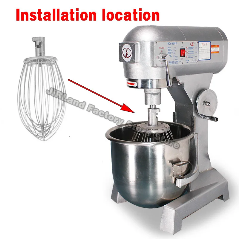 Mélangeur Milkshake Pièces de machine, B10 B15 B20 B25, centre commercial pour battre les balles des producteurs, Fil d'acier inoxydable 304, Agitateur à fouet, Accessoires