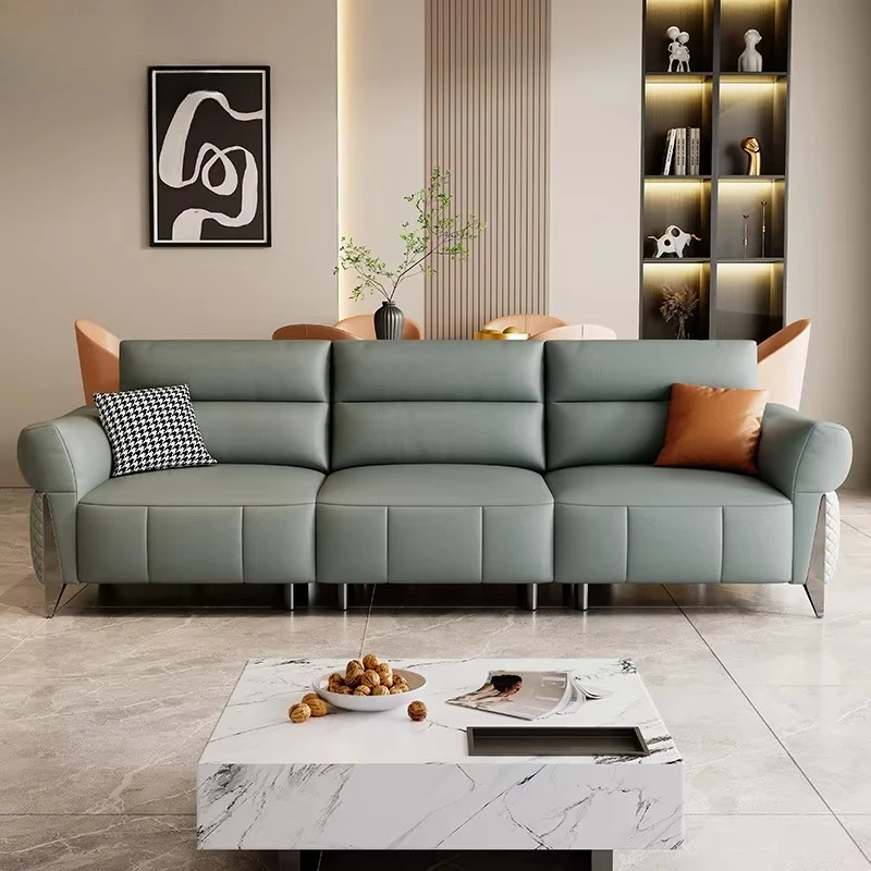 

Home Office Furniture Wholesale Price Custom Modern Design Comfortable Faux Leather Grey Corner Sofas for Sale for Living Room
