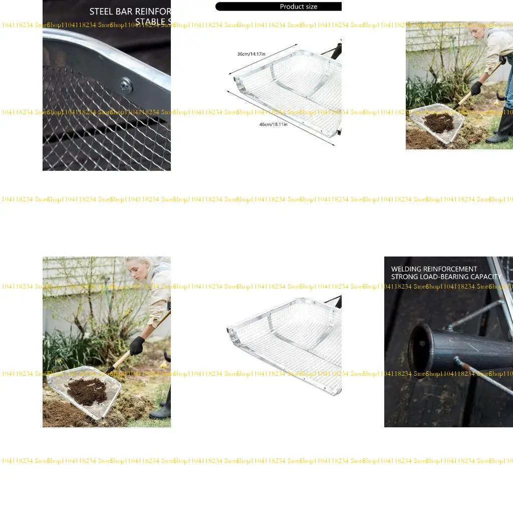 

P9FB Профессиональный класс песчаной лопат с широкой 43 -сантиметровой зоной просеивания идеально подходит для садовников и