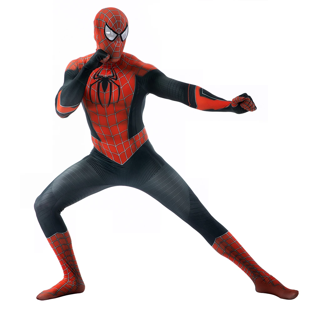 Cami Spiderman Cosplay supereroe 3D stampato Spandex Bodysuiti Zenzai vestito Spider Boy Costume di Halloween vestito di carnevale di natale