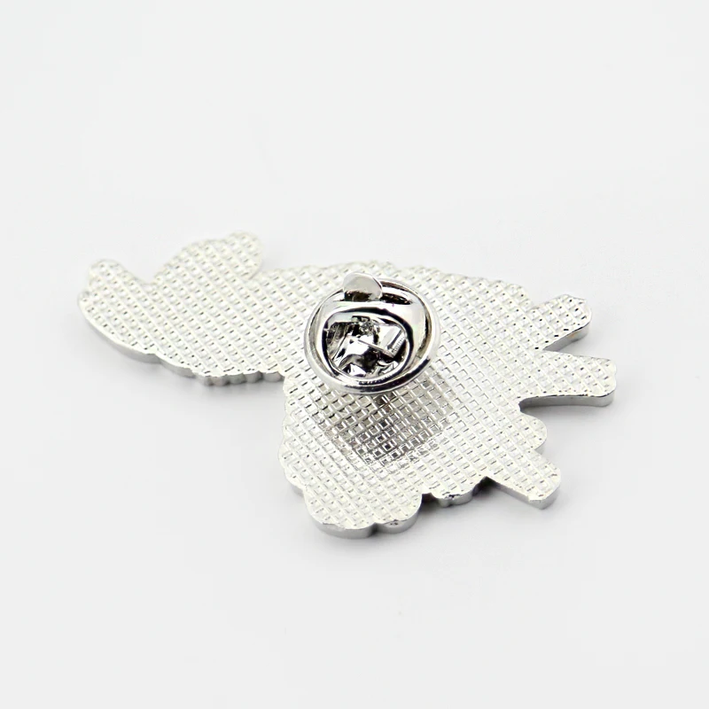 Cute Ename Alpaca Parachute Brooch Metal Badge Pendant Fans Gift Cosplay Props for Men Women Backpack Accessories Jewelry Gifts