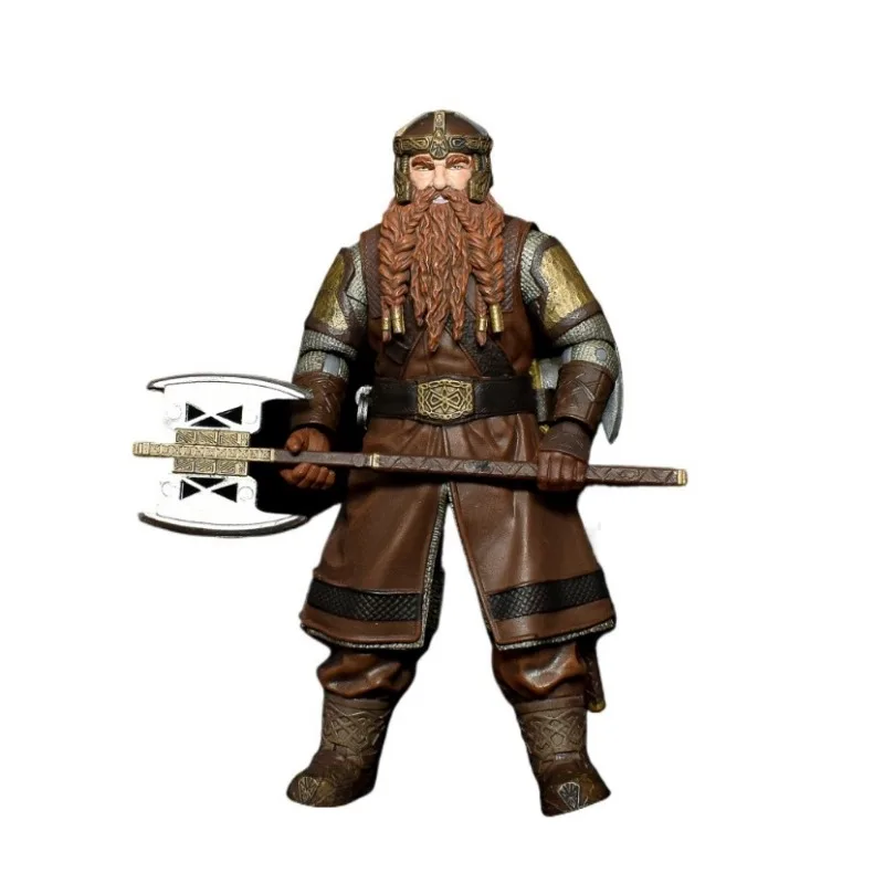 Original Selected Diamond The Lord of The Rings Dwarf Gimli Action Figure Multicolor Toy Collection Gift