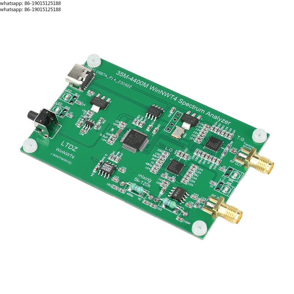 Spectrum Analyzer USB LTDZ_35M-4400M Spectrum Signal Source RF Frequency Domain Analysis Tool Sweep Bandwidth 35mHz-4400mHz