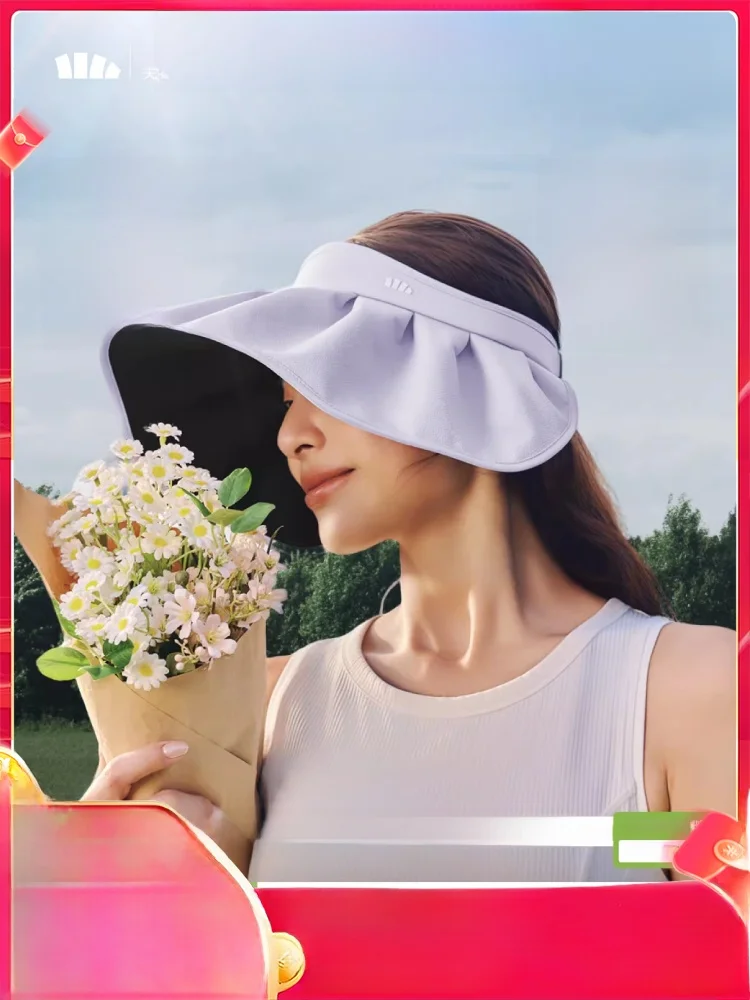 banana-leaf-hat-women's-large-brim-sunshade-cap-spring-summer-autumn-travel-simple-style-foldable-upf50-nylon-hat
