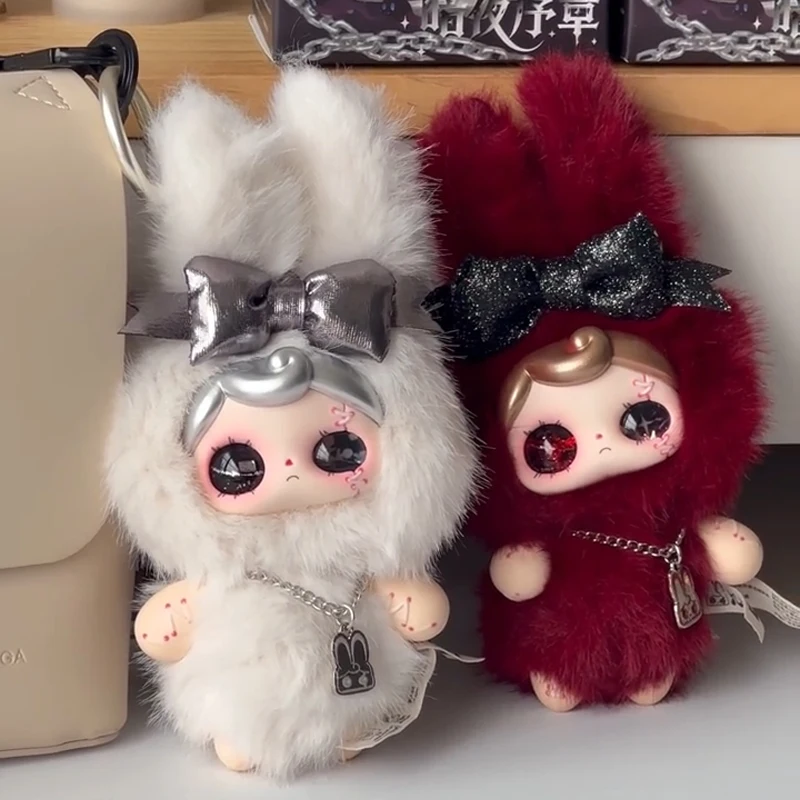 

Yuna Nocturne Overture Series Blind Box Yuna Dark Girl Anime Doll Blindbox Vinyl Plush Pendants Mystery Box Keychain Gifts