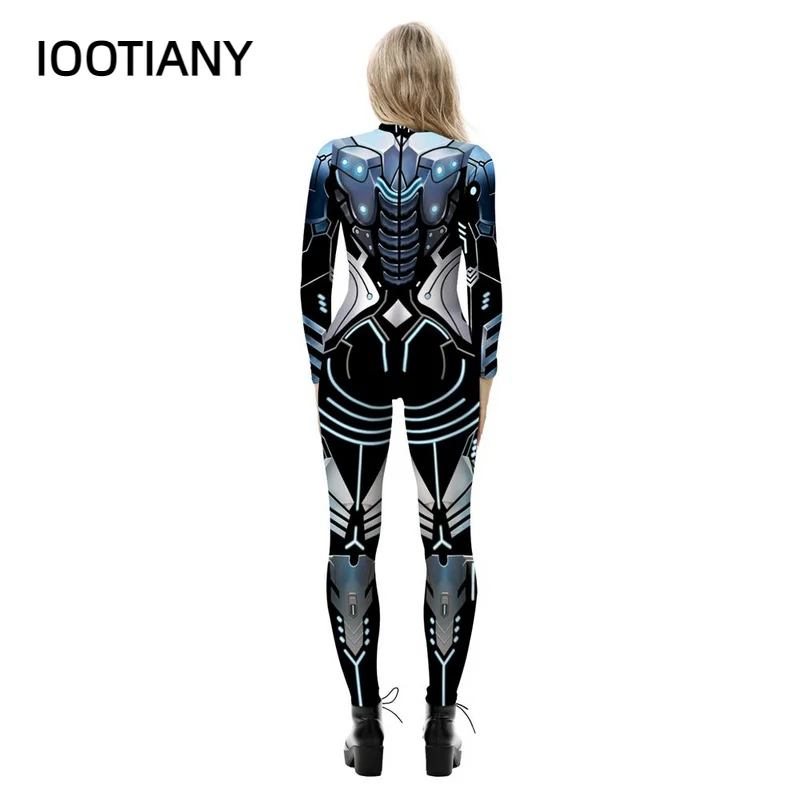 Iootiany-女性のためのドラゴンの衣装,3Dプリントの服,ハロウィーンのコスプレコスチューム,女性のためのジャンプスーツ,大人のカーニバルパーティー