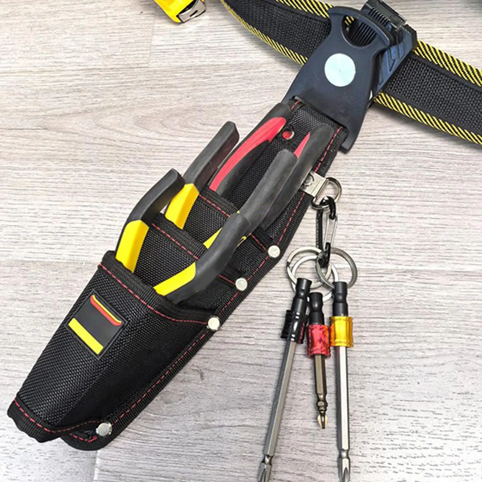 Tool Waist Bag Quick Release Storage Organizer Tool Waist Belt Bag For Home Improvement House Repair Gardening Work Construction