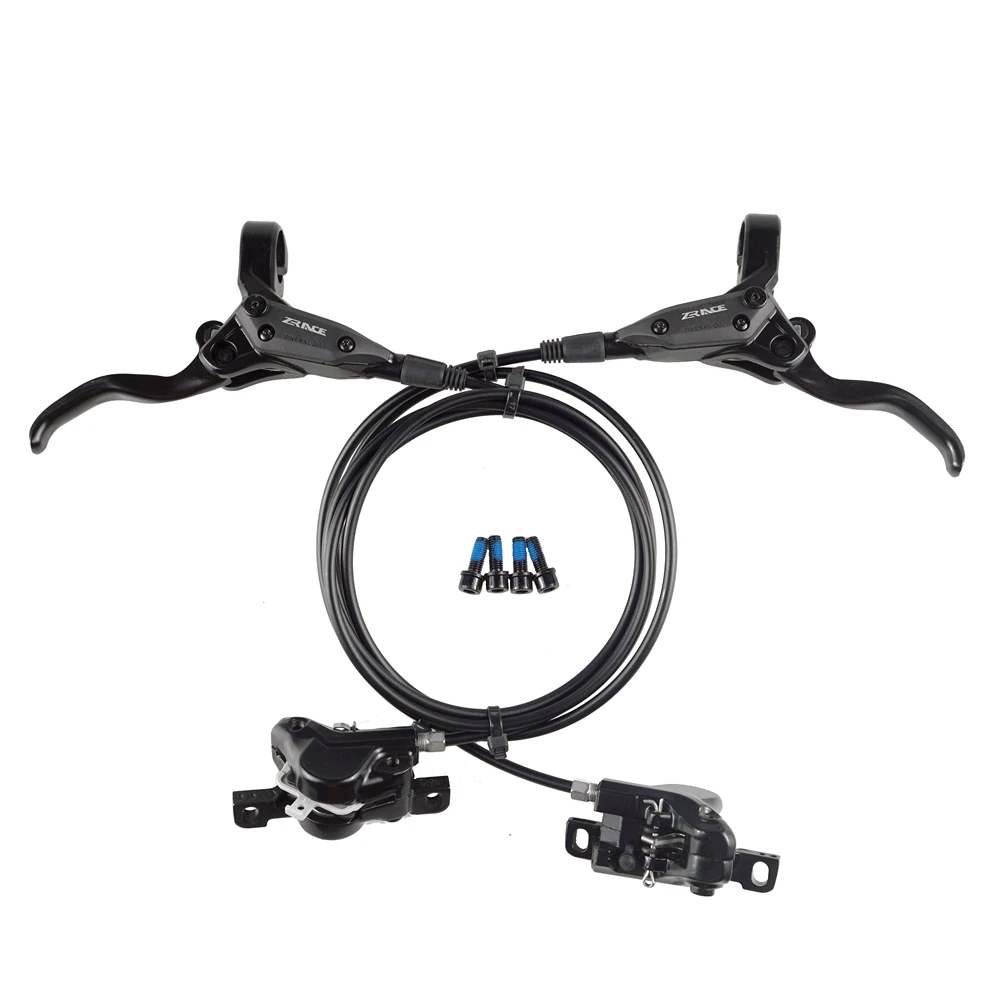 ZRACE MT100 Mountain Bike Hydraulic Brake, MTB Oil Pressure Disc Brake Set, Front and Rear Brake