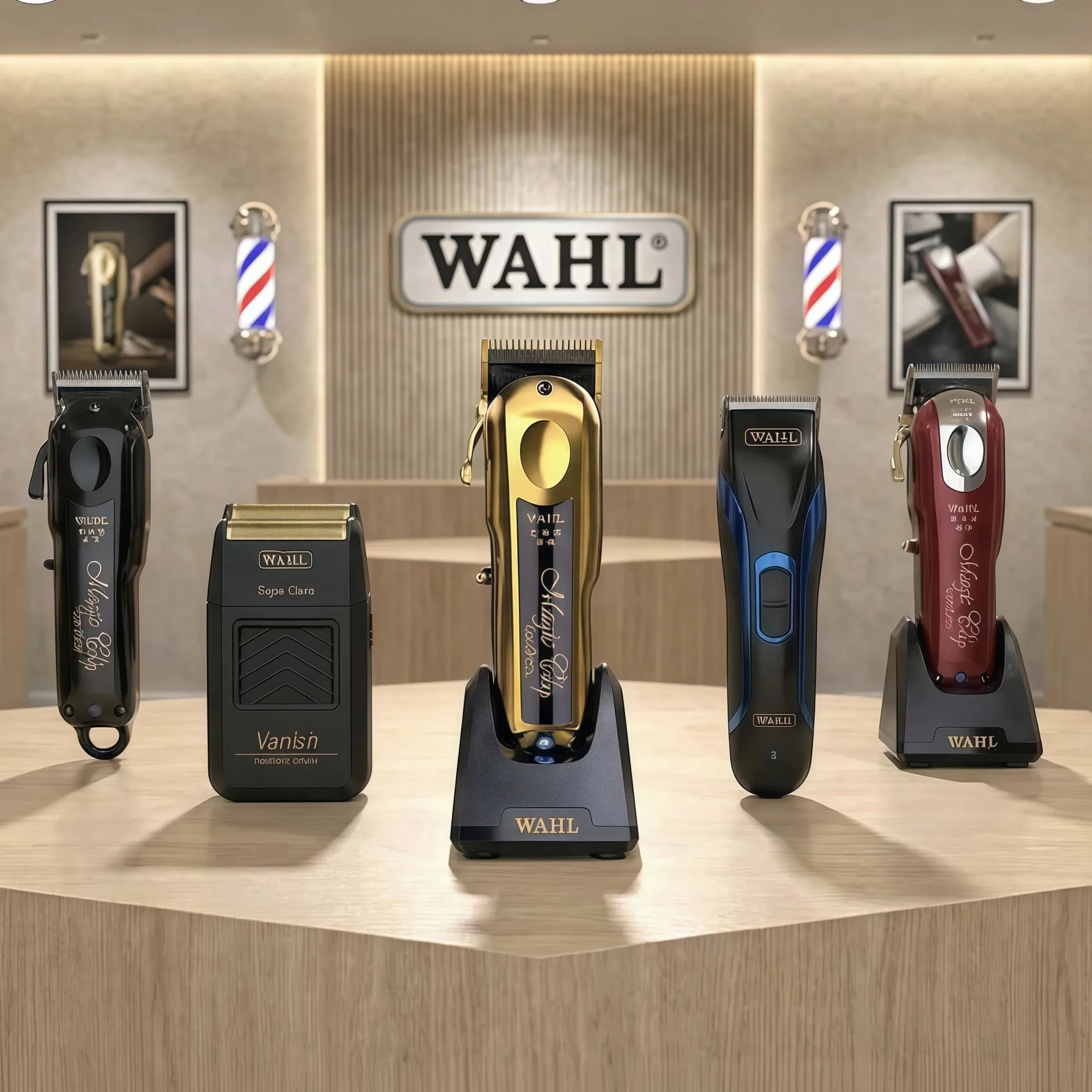 Tondeuse à cheveux professionnelle Wahl Vapor 8148 Magic Clip Legend Senior Andis JRL, tondeuse à cheveux sans fil et rasoir à grille pour stylistes