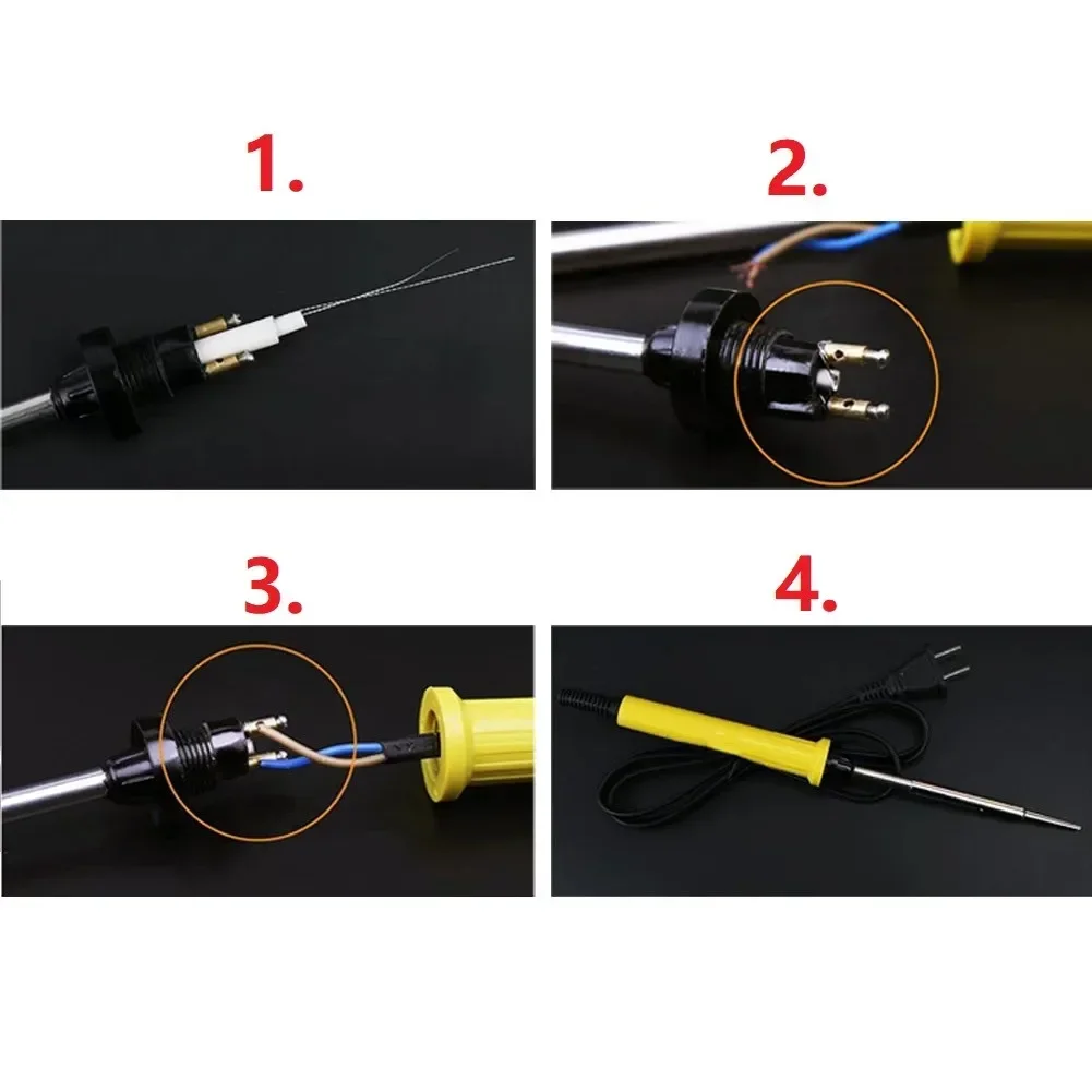10 Buah Elemen Pemanas Besi Solder Listrik Pemanas Listrik Inti Keramik Dipanaskan Internal 220V 20/35/50W