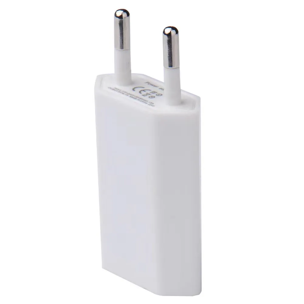 5Pcs 5V 1A USB Travel Wall Charger Adapter Charging For IPhone XS Max XS XR X SE 2020 8 7 6 6S 5S 5 SE 4 4S EU Phone Plug